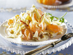 .. waldorfsalat mit mandarinen
