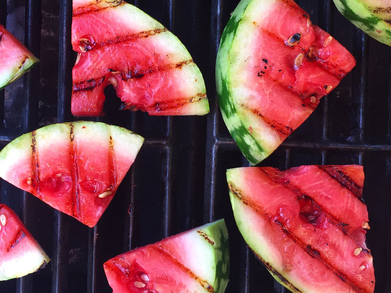 .. gegrillte wassermelone