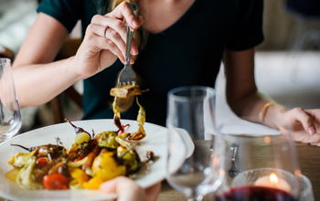 .. essen im restaurant