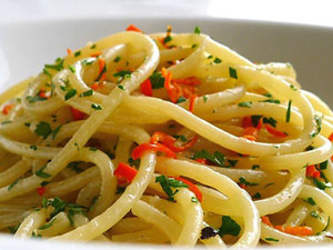 .. spaghetti aglio e olio