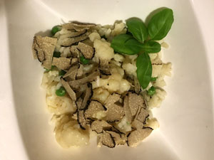 .. karfiol-risotto mit frischen trüffeln