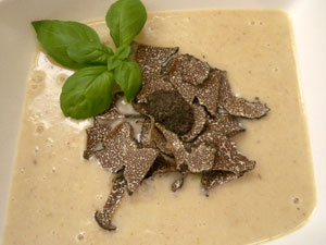 .. maroni suppe mit frischem trffel