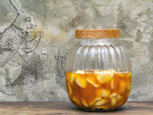 .. fermentierter knoblauch in honig